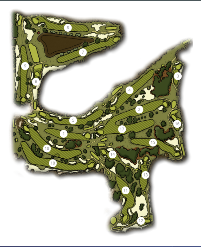 Palatka Golf Club - Course Layout